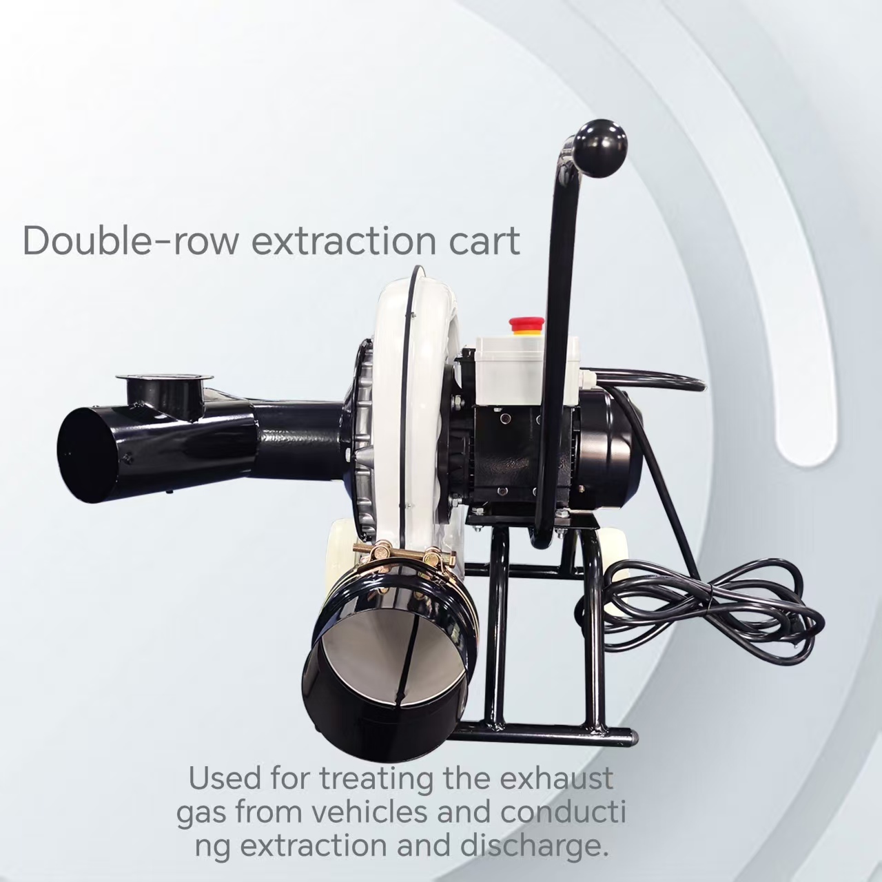 Portable Exhaust Extractor for Auto Workshops | Mobile Fume Cart